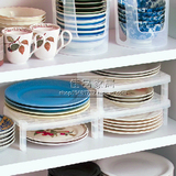日本进口SANADA 碗架可叠加餐盘整理架盘子收纳架碗盘架碟子架