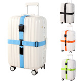 十字行李箱打包带一字TSA海关锁出国托运拉杆旅行箱捆绑行李带子