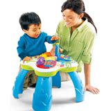 正品费雪玩具宝宝多功能学习桌游戏桌双语宝宝早教益智玩具P8017