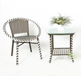 简约现代小户型庭院藤椅茶几三件套藤艺套件户外阳台休闲咖啡桌椅
