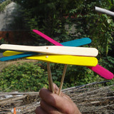 竹制竹蜻蜓 竹子做的真正的传统竹蜻蜓 飞得高 儿童木制玩具批发