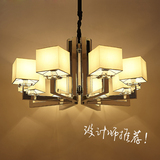简约后现代水晶吊灯 简欧卧室餐厅客厅吊灯 LED创意个性酒店吊灯