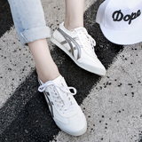 (2双129元)夏韩版小白鞋40 42平跟平底鞋单鞋运动鞋大码女鞋41-43