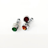 小型电源工作信号灯 发光指示灯XD8-1 红绿黄12V 24V 220v开孔8mm