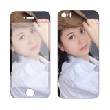 苹果5s彩膜iphone5s彩贴DIY手机彩绘贴膜 照片定制全身贴