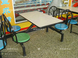 肯德基餐桌椅/奶茶店餐桌椅/不锈钢分体桌椅食堂连体快餐桌椅组合