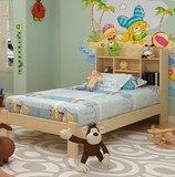 特价儿童床实木家具喜梦宝床头 简约现代单人床松木实木床包邮