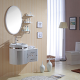 现代PVC浴室柜洗脸洗手盆柜组合洗漱台卫生间吊柜小户型落地型