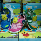 小熊维尼童鞋X6223夏季软底防滑学步鞋宝宝凉鞋儿童单网休闲鞋
