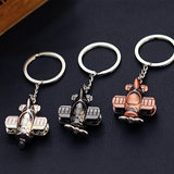 小飞机汽车钥匙扣 男女款不锈钢创意钥匙包包挂件 可爱钥匙链饰品