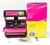 宝丽来 polaroid一次成像拍立得 COOL CAM 艳粉色 600相机 箱说全