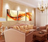 抽象挂画 客厅装饰画 沙发后 电视背景墙壁画 卧室工艺画无框现代