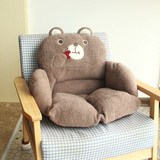 森屋 日本小熊坐垫办公室椅垫榻榻米坐垫飘窗可爱卡通软垫靠背垫