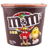 正品德芙M&amp;M's牛奶巧克力豆桶装270g桶mm豆糖零包邮