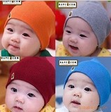 猿人头帽 纯棉加厚婴儿宝宝帽子儿童帽子 纯棉暖和帽外出时尚帽子