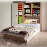 床柜一体床高箱床储物床箱体床单双人床1.5m板式床1.8m米板式床