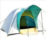 优惠套装 3人双层帐篷 野营帐篷 情侣帐篷+睡袋+防潮垫+帐篷灯