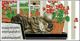 十字绣源文件-PCS/PM4-重绘电子版图纸- DMC-窗台上的猫