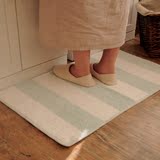 ROBO 斑马条纹吸水地垫卧室厨房卫生间浴室门口防滑门垫脚垫地垫