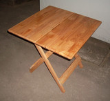 简易橡胶木折叠桌/木头折叠桌/桌子/实木餐桌/折叠餐台/环保餐桌
