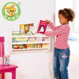 儿童书架壁挂墙上杂志架小书柜幼儿园宝宝置物架简易