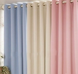 北京上门安装测量素色布艺亚光遮光窗帘定做简约现代单色遮光布Y1