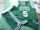 阿迪达斯adidas NBA凯尔特人队celtics加内特5号篮球服衣套装绿