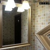 特价款简约现代浴室镜厕所卫生间挂镜防水银镜卫浴镜方形壁挂