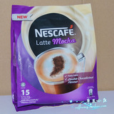 马来雀巢新口味 拿铁摩卡咖啡 NESCAFE LATTE MOCHA 465g