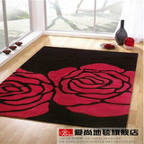 个性玫瑰花地毯客厅地毯 茶几地毯 卧室地毯 卧室满铺地毯