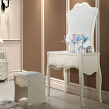 北欧梳妆台简约现代时尚烤漆化妆柜简易欧式白色小户型化妆桌