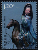 编年2007－3－2 　石湾陶瓷 信销 邮票 一枚 上品票