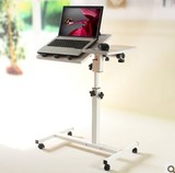 懒人笔记本电脑支架 移动床边电脑桌 带风扇床上桌 简易360度旋转