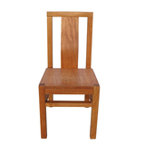 欧式田园餐椅现代时尚简约梳妆椅子实木椅子榉木原木色书桌高背椅
