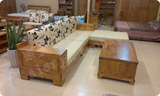 柏木实木家具木架沙发实木沙发布艺组合沙发全柏木沙发贵妃沙发
