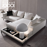 可拆洗布艺沙发组合现代简约大小户型客厅双人沙发创意转角布沙发