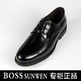 BOSSsunwen博斯绅威男鞋专柜正品BF27DA691A商务正装系带皮鞋