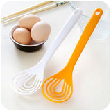 日本KOMI起泡勺家用手动打蛋器搅拌勺打蛋勺火锅漏勺料理烘焙用具