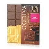 美国进口 Godiva 高迪瓦 31%牛奶巧克力排块直板 100g 现货