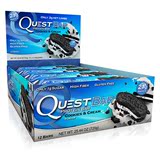 探索Quest 乳清蛋白棒  奥利奥健身能量便携代餐 单支60g
