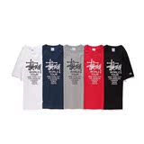 【代购现货】 STUSSY 冠军 World Tour Tee 联名短袖T恤
