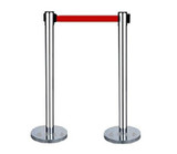 特价 银行伸缩不锈钢2米线栏杆隔离带 围栏护栏警戒线警示带立杆