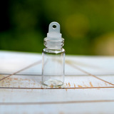 1ML11*22*07塑料盖小孔玻璃瓶管制瓶 迷你瓶 小号 项链瓶子最低