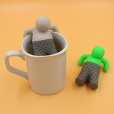 MT茶包先生 创意硅胶茶漏茶滤 茶叶过滤网器茶包滤茶器泡茶球器