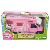 韩国正品Hello Kitty卡通汽车装饰摆件模型甲壳虫巴士敞篷车玩具