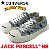 现货 日本代购匡威 CONVERSE JACK PURCELL HS LT 开口笑帆布鞋