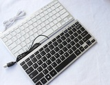 台式机笔记本电脑外接迷你小键盘 USB超薄有线加重剪刀脚键盘10寸