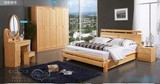 odpo专卖限时特价1.5米1.8米松木双人床 新西兰松实木床 成人大床