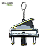 新品钢琴钥匙扣 情侣钥匙圈挂件创意乐器礼品饰品男女生日礼物