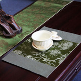 GOLGOL 中式创意布艺高档棉麻茶垫 杯垫 碗垫 隔热垫 西餐盘垫